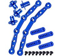 hopsupRC Alluminio Anteriore Posteriore Corpo Posts Mount Shell Colonna Staffa di Fissaggio Aggiornamenti Parte per Arrma 1/8 Mojave 4X4 4S BLX RC Carro, Lega Corpo Post Set Hops Up,Sostituisce