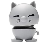 Hoptimist - Animals - Figure decorative di design scandinavo (Small - Gatto - Grigio chiaro)