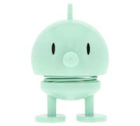 Hoptimist Bumble, statuetta da scuotere, decorazione scandinava, per soggiorno, ufficio, ingresso, bagno, moderno e scandinavo, super regalo, 4,5 x 5,8 x 7,6 cm, piccolo, menta