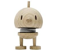 Hoptimist - Design scandinavo - Small Bumble in legno - altezza 8 cm, diametro 5 cm - rovere grezzo