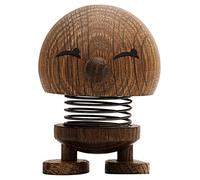Hoptimist Figura di decorazione Bimble S Smoked Oak, figura a molla, legno di quercia, scuro, 6,8 cm