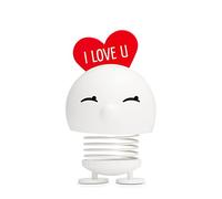 Hoptimist Love Bimble Klein S - Decorazione scandinava per Soggiorno, scrivania, Camera da Letto, Ufficio, 4,5 x 5,8 x 8,7 cm, Colore: Bianco