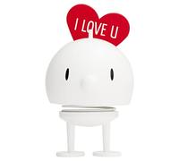 Hoptimist Love Bumble 7,5 x 8,5 x 12 cm M Bianco