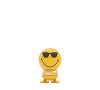 Hoptimist Smiley Cool - Decorazione scandinava, per soggiorno, scrivania, gadget da ufficio, 4,5 x 5,6 x 6,6 cm, colore: Giallo