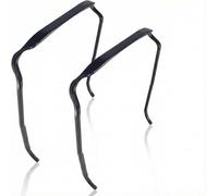 Hopzab 2 cerchietti per capelli ricci, grande cerchio quadrato per capelli | Hopzab 2 fasce per capelli ricci. Cerchio quadrato grande per capelli spessi. Strumento di fissaggio invisibile per capelli e