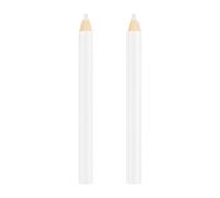 Hopzab Set di 2 matite sbiancanti bianche per unghie, set di penne per manicure francese con strumento per raccogliere strass e temperamatite per nail art fai da te, strumenti di decorazione a pois