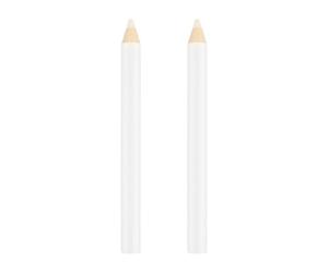 Hopzab Set di 2 matite sbiancanti bianche per unghie, set di penne per manicure francese con strumento per raccogliere strass e temperamatite per nail art fai da te, strumenti di decorazione a pois