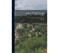 Horace Ars Poetica; (Tascabile)