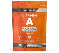 Horbaach Vitamina A ad alto dosaggio 10000 UI Capsule 365 St