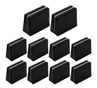 Hordion 10 tappi per fader, manopole per mixer e fader, colore nero, per Pioneer DJM350, 400, 500, 700, 750, 800, 850, 900NEXUS, 900SRT, 900NXS2, 2000, 2000nexus, facili da installare, colore nero