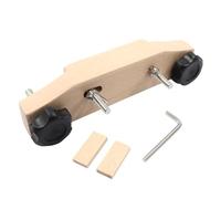 Hordion Morsetto per ponte per chitarra, strumenti da liutaio per chitarra acustica, morsetto per buca per chitarra in legno, livello base con guarnizione in sughero e chiave a L, per accessori per