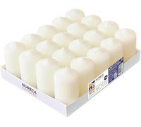 Horeca Candles - Candele a Colonna Avorio - Ø 4 x 7 cm - Set da 240 Candele Decorative - Lunga Durata 12 Ore - Cero Inodore - Cera di Paraffina