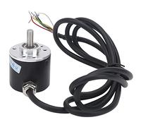 Horett ABZ Encoder Encoder Rotativo Incrementale in Quadratura Trifase 6mm Albero Solido DC5-24V 6000rpm 30mA Struttura Compatta con Alloggiamento in Plastica di Alluminio per (C38S6G5-800Z)