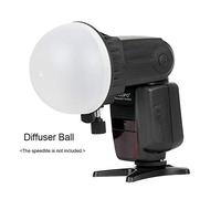 Horett Accessori Accessori Flash Kit Modificatore Flash con Adattatore Universale Magnetico Diffusore Sfera Griglia a Nido d'Ape 4 Filtri Gel Colorati per la Maggior Parte degli