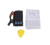 Horett Accordatore Chitarra Bass Chromatic Universale Portatile per Chitarra e Basso Nero