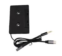 Horett Adattatore Cassetta Aux Adattatore Nastro per Auto Cassetta-AUX Universale con Jack da 3,5 Mm Tipo C a Convertitore Stereo da 3,5 Mm per Lettore
