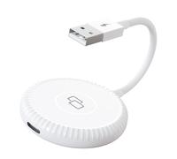Horett Adattatore Specchio Carplay per IOS, Dongle per il Mirroring dello | Costruzione ABS, Plug & Play per Infotainment per Auto, Sincronizzazione del Display in Tempo Reale, Supporto di App di