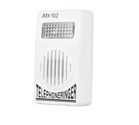 Horett Amplificatore Telefonico Suoneria Aiuto Luce Stroboscopica Campanello Forte 70 DB per Non Udenti Telefono Fisso Montaggio a Parete Senza Batteria