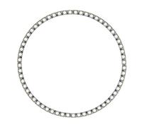 Horett Anello Luminoso a LED RGB Indirizzabile, 60 LED, Sk6812, 5v | Modulo Lampada Programmabile, Costruzione PCB, Progetti Microcontroller Fai-da-te, Pin di Ingresso Uscita Collegabili,
