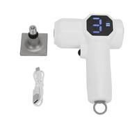 Horett Batticarne Elettrico Martello Batticarne Elettrico Martello 6 Velocità Regolabile 30W 3000mAh Testa in Acciaio Inossidabile 304 per Bistecca di Pollo Maiale
