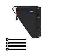 Horett Borsa Attrezzi Bici Triangolo capacità 1L Design Compatto per Bici Strada Montagna Pieghevole Gravel Impermeabile (Meteorite)