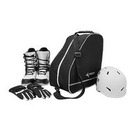 Horett Borsa scarponi sci zaino porta scarponi sacca per sci e snowboard 45x44x24 cm grande capacità fondo con 4 gommini antiscivolo tracolla regolabile imbottita per uomo donna