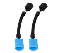 Horett Cablaggio Conversione Faro da 9007 a H13 in 2 Pezzi | Adattatore per Lampada Frontale, ABS, Nucleo in Filo Resistente Al Calore, Plug and Play, da 9007 HB5 Maschio a H13 9008