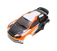 Horett Carrozzeria RC leggera scocca RC leggera body shell in PVC con ala posteriore texture fibra di carbonio per auto drift radiocomandata 1/12 4WD SanYao 1203 (Arancia)