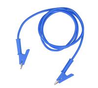 Horett Cavo di Prova con Clip A Coccodrillo 20 A 3000 V Apertura Ganascia | Ottone e Silicone, Progetti Elettrici, Tester di Tensione, Batterie per Auto e Camion, Cavi di Prova, Filo da 4 Mm