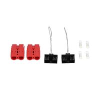 Horett Connettore Rapido per Batteria 50A 12-36V DC Placcato Argento 2 Set