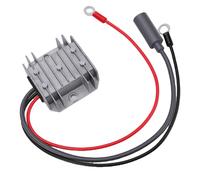 Horett Convertitore Step-up CC 30 V 3,5 A Adatto per Mini Parabola | Lega di Alluminio, Compatibile 12 V 24 V, Uso Solare, Ingresso 9 V 28 V, Terminali 16 AWG, Massimo 105 W, Adattatore di