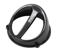 Horett Copertura per Presa D'aria per Moto in Fibra di Carbonio Stile Abs | Tappo della Ventola di Raffreddamento del Motore, ABS Resistente Al Calore, Flusso D'aria Sotto il Sedile, Guida con Climi