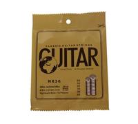 Horett Corde per Chitarra Classica Orphee Set da 6 Pezzi Nylon Poliammide Budello Sintetico Tensione Normale Filo Rivestito Argento Avvolto Tono Morbido Facile da Suonare con Set