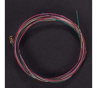 Horett Corde per Chitarra Dorate Corde per Chitarra Folk Set di 6 Pezzi Filo di Acciaio Puro Standard Anima in Acciaio Avvolgimento in Lega Rame con Suono Chiaro e (Multicolore)