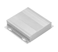 Horett Custodia per Progetti in Lega di Alluminio Custodia Elettronica in Metallo Sigillata Impermeabile Resistente Alla Corrosione Sabbiatura Grigio Ossidato 27x131x120mm con