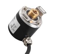 Horett Encoder ABZ Encoder Ad Albero Cavo a Foro Passante Rotativo Incrementale Trifase DC5 a 24V 6000rpm 30mA Struttura Compatta con Albero da 6mm 8mm 10mm per Ingegneria (C38S6G5-400Z-G24N)