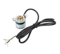 Horett Encoder ABZ Encoder Ad Albero Cavo a Foro Passante Rotativo Incrementale Trifase DC5 a 24V 6000rpm 30mA Struttura Compatta con Albero da 6mm 8mm 10mm per Ingegneria (C38S6G5-100Z-G24N)