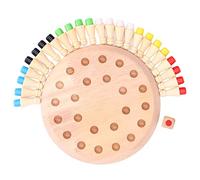 Horett Gioco di Memoria in Legno, 3+ Sviluppo Cognitivo Bambini | Puzzle Rubberwood e Plastica, Abbinamento, Coordinazione Occhio Mano, Uso Familiare, Pensiero Logico, Fascia 3+