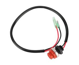 Horett Interruttore Start/Stop Interruttore a Pulsante di Avviamento a Pulsante di Controllo Morsetto Vite in ABS Impermeabile con Cavo da 45 Cm