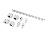 Horett Kit Cuscinetto Lineare [segnaposto] Kit Cuscinetto per Movimento Lineare Supporto per Blocco Scorrevole Movimento Liscio e Preciso con Cuscinetti a Sfera Aste Alberi (Set albero 10-200)
