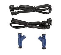 Horett Kit di Iniettori di Carburante con Cablaggio a Treccia Originale | Gomma ABS, Resistente All'olio, Ricambio EFI, 700 800, 800, Sportsman 700, OEM 1253558