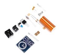 Horett Kit Mini Bobina Modulo Scheda di Alimentazione Wireless 9-12V per | Materiale in Rame PCB, Esperimenti di Potenza Wireless, Illuminazione con Lampada Fluorescente, Ingresso CC 9-12 V, Parti