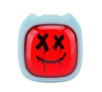 Horett Luce Posteriore per Bici Accensione/spegnimento Automatico e Rilevamento dei Freni 4 modalità per la Sicurezza di Guida Notturna IP66 Resistente alla Pioggia (Azzurro)