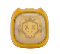 Horett Luce Posteriore per Bici Accensione/spegnimento Automatico e Rilevamento dei Freni 4 modalità per la Sicurezza di Guida Notturna IP66 Resistente alla Pioggia (Gialla)