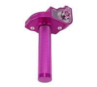 Horett Manopola Acceleratore Moto 22mm in Alluminio CNC Quick Twist (Viola) | Manubrio Acceleratore, Lega di Alluminio CNC, Guida con Cuscinetto a Sfera, Scooter ATV per Moto da Cross, Montaggio da 22 Mm