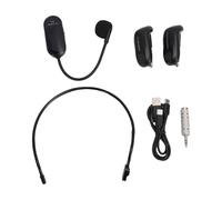 Horett microfono chitarra wireless con raggio 30M Trasmettitore ricevitore audio wireless Plug and Play Associazione automatica Plug girevole a 270 gradi per spettacoli in diretta