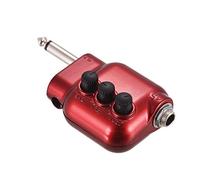 Horett Mini Preamplificatore con Spinotto da 6,35 Mm con Controllo del Volume EQ dei Bassi e degli Alti per L'amplificazione della Chitarra