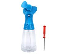Horett Mini Ventola di Nebulizzazione con Serbatoio Dell'acqua da 300 Ml | Ugello a Spruzzo con Pressa Manuale, Corpo in ABS PP, Serbatoio da 300 Ml, Due Batterie AA Non Incluse, Sport All'aria