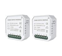 Horett Modulo Interruttore Modulo relè Interruttore Intelligente Retrofit Domestico APP Timer di Controllo Remoto Condivisione Familiare Controllo Vocale con 220-240 V 10 A per