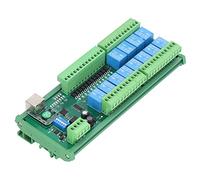 Horett Modulo Interruttore relè, 12 DIO Ethernet RTU IP 24V | Ingressi NPN Otticamente Isolati, Materiale PCB, Scheda di Espansione PLC, Comandi RTU, Porta Seriale, Sistemi a 24 V